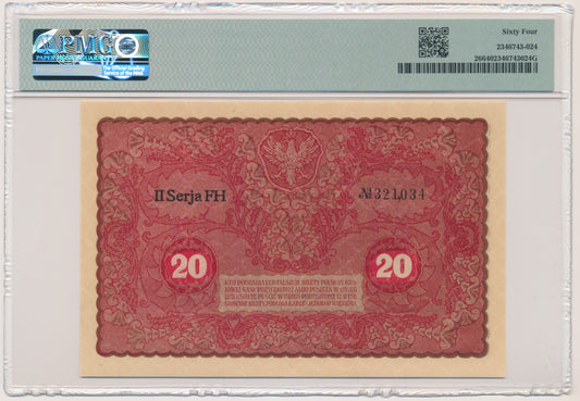 20 marek 1919 – II Serja FH – PMG 64