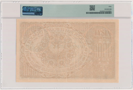 1.000 marek 1919 – Ser.AD – PMG 50