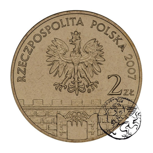 III RP, 2 złote, 2007, Kwidzyn