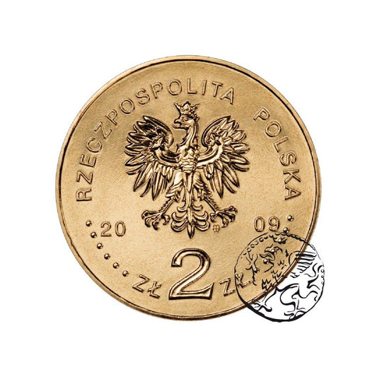 III RP, 2 złote, 2009, Polacy ratujący Żydów