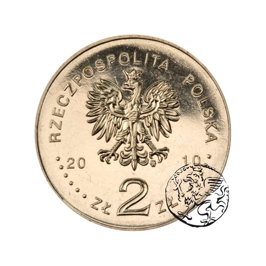 III RP, 2 złote, 2010, Benedykt Dybowski