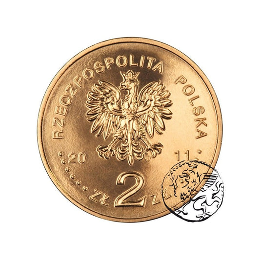 III RP, 2 złote, 2011, Pielgrzymka na Jasną Górę