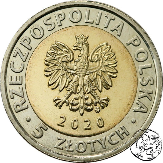 III RP, 5 złotych, 2020, Odkryj Polskę – Kościół Mariacki