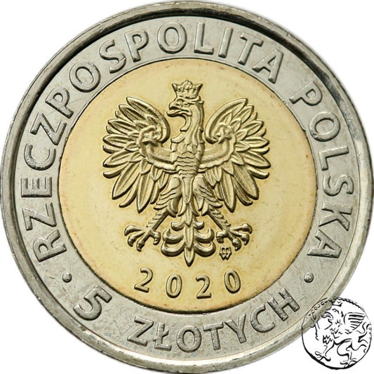 III RP, 5 złotych, 2020, Odkryj Polskę – Pałac Branickich w Białymstoku