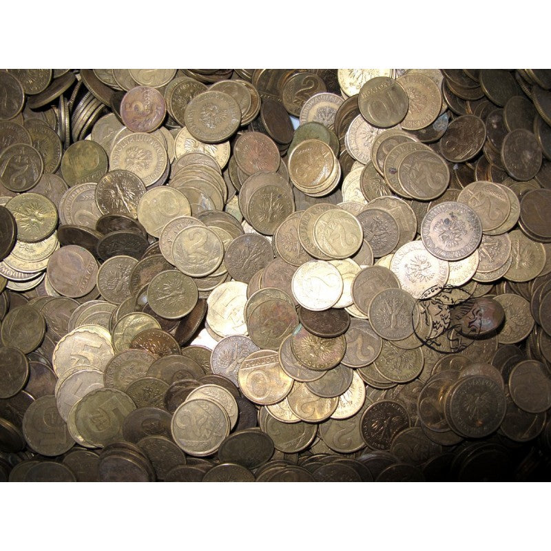 PRL, Monety Mosiężne, 1 kilogram MIX