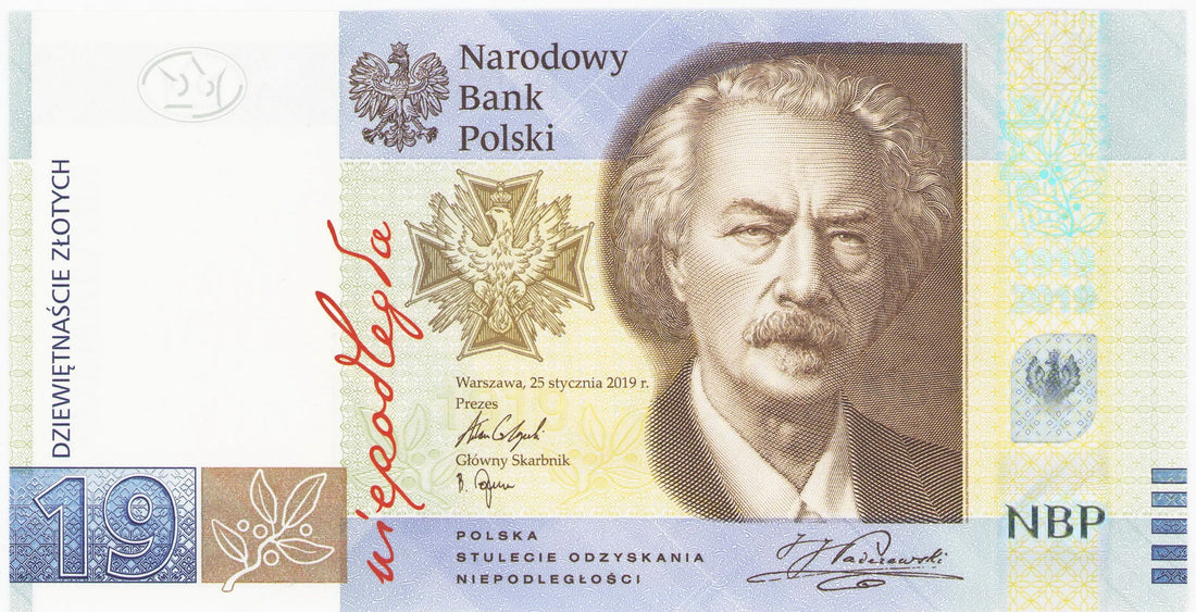 Dziewiętnaście Złotych Kunsztu: Banknot 19 Złotych NBP – Hołd dla Polskiego Mennictwa Papierowego