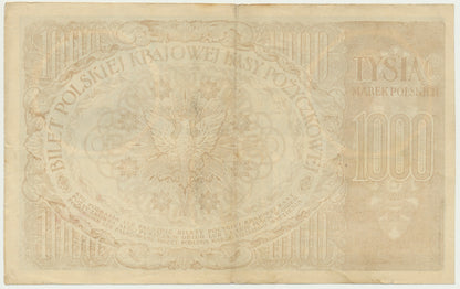1.000 marek 1919 – III Ser.C – Fałszerstwo z epoki – NIEWYŁAPANE