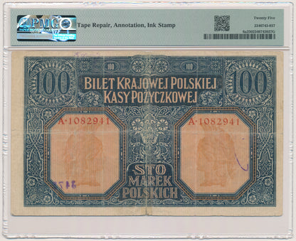 100 marek 1916 – Jenerał – PMG 25