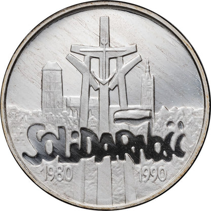 III RP, 100000 złotych, 1990, Gruba Solidarność