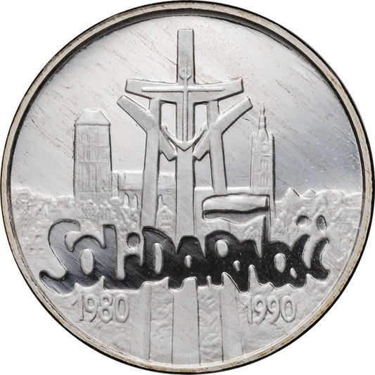 III RP, 100000 złotych, 1990, Gruba Solidarność
