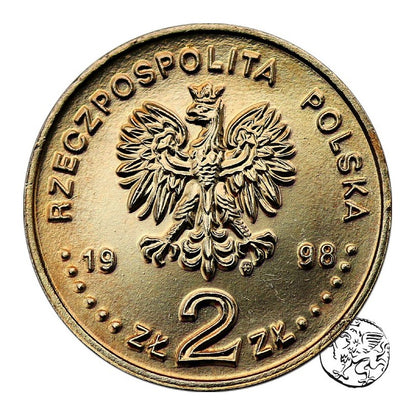 III RP, 2 zł, 1998, Igrzyska w Nagano