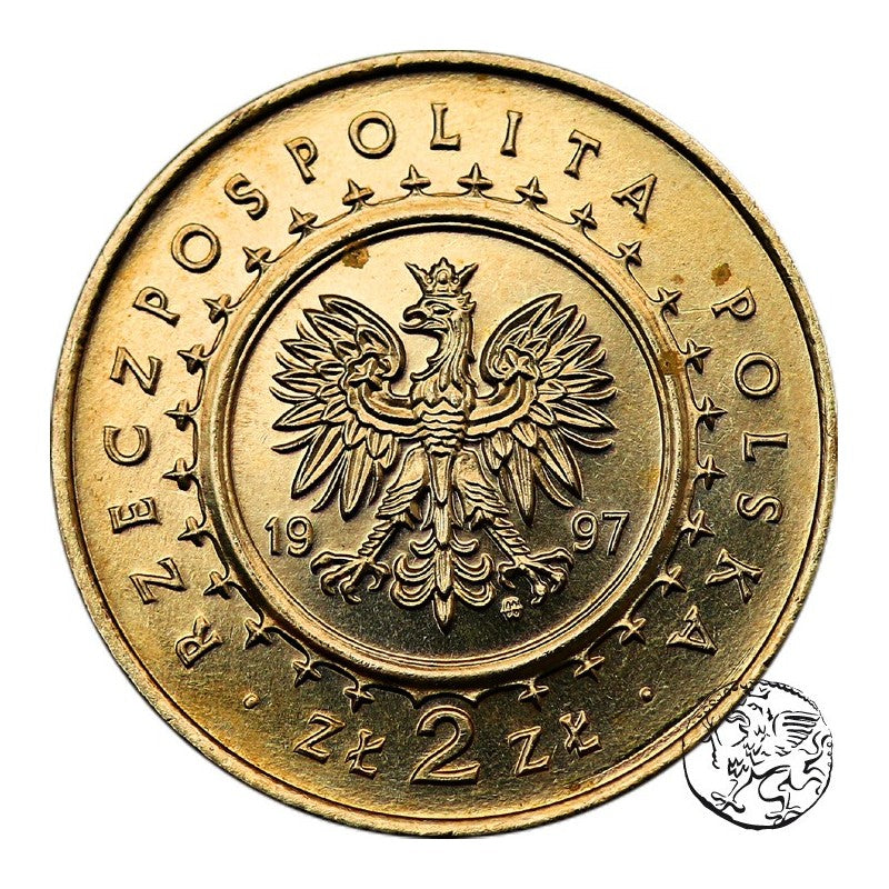 III RP, 2 zł,1997, Zamek Pieskowa Skała