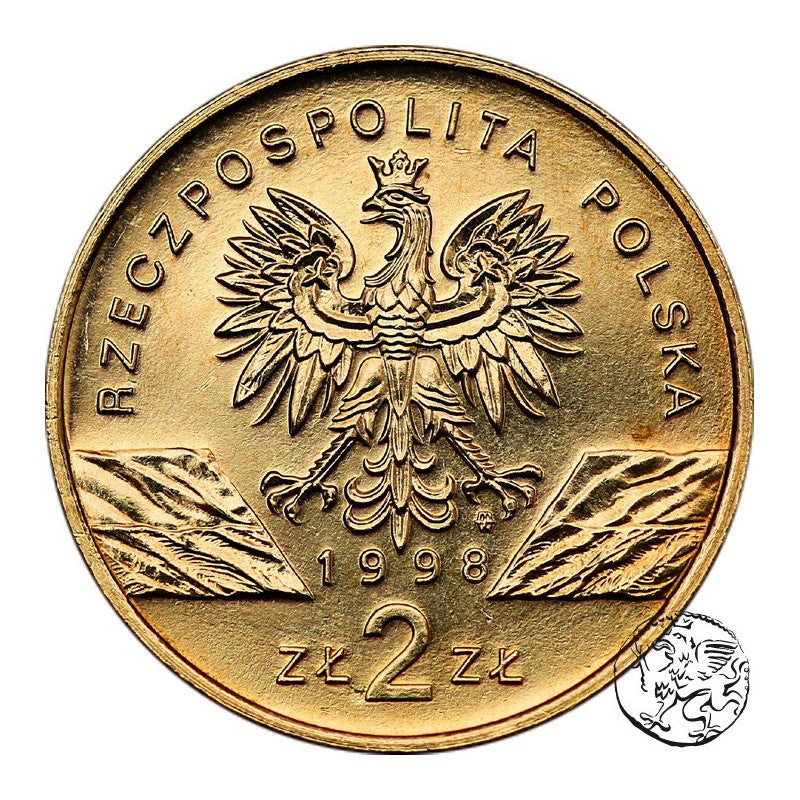 III RP, 2 złote, 1998, Ropucha Paskówka