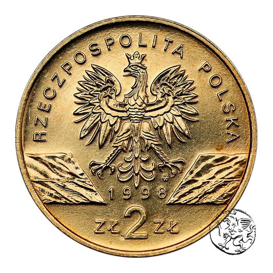III RP, 2 złote, 1998, Ropucha Paskówka