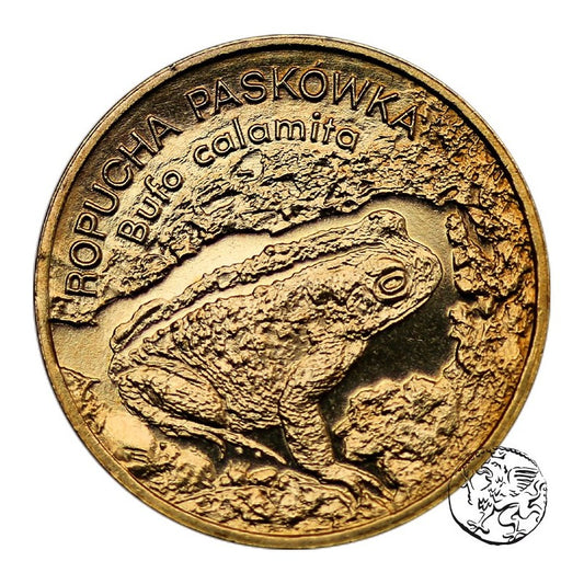 III RP, 2 złote, 1998, Ropucha Paskówka