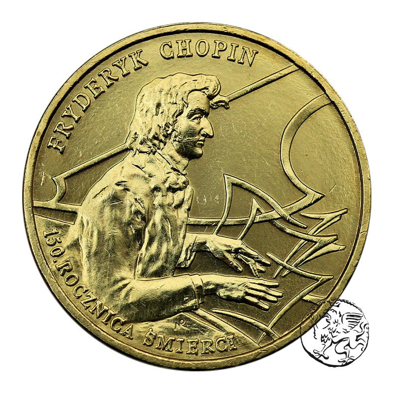III RP, 2 złote, 1999, Fryderyk Chopin