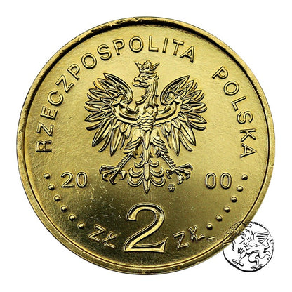 III RP, 2 złote, 2000, Tysiąc lat Wrocławia