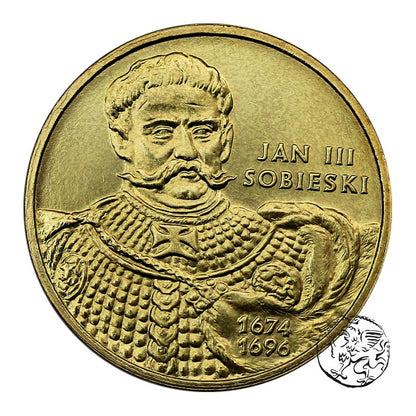 III RP, 2 złote, 2001, Jan III Sobieski
