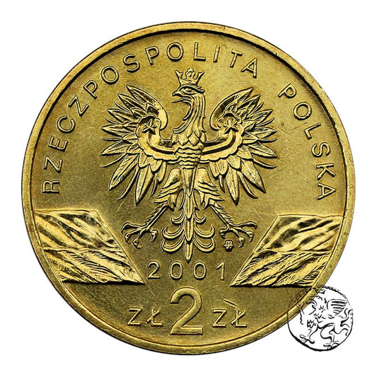 III RP, 2 złote, 2001, Paź Królowej