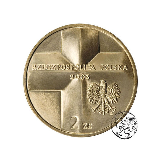 III RP, 2 złote, 2003, Jan Paweł II, 25 - lecie pontyfikatu