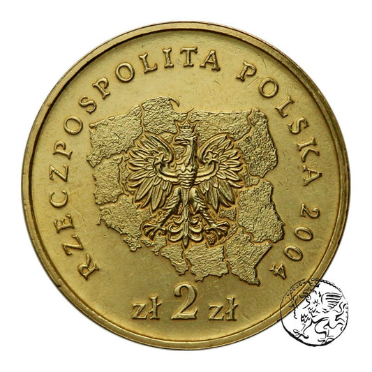 III RP, 2 złote, 2004, Województwo Mazowieckie