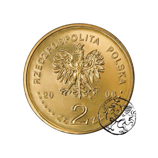 III RP, 2 złote, 2006, Statut Łaskiego