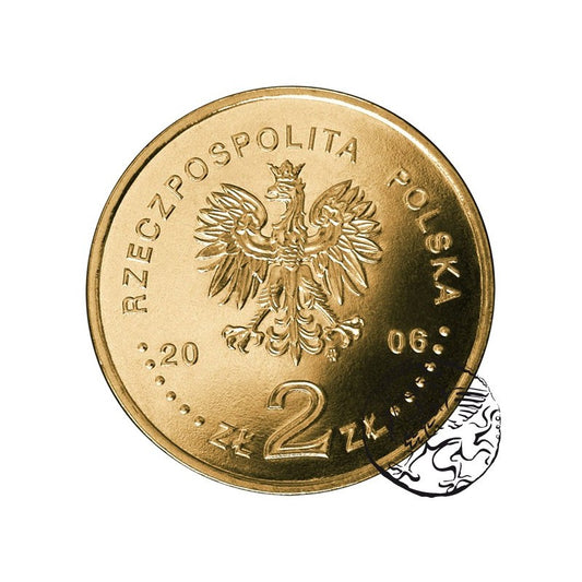 III RP, 2 złote, 2006, Turyn 2006