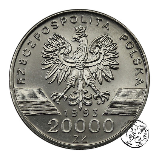 III RP, 20 000 zł, 1993, Jaskółki