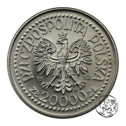 III RP, 20 000 zł, 1993, Kazimierz IV Jagiellończyk