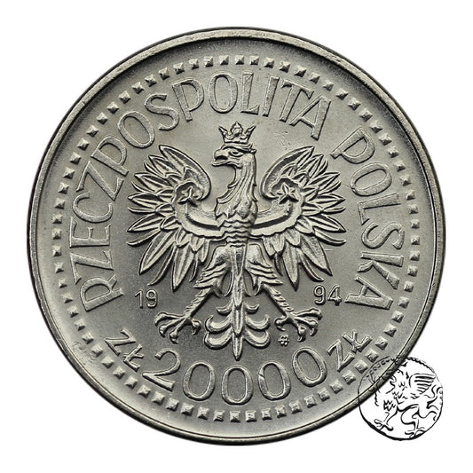 III RP, 20 000 zł, 1994, Nowy Gmach Mennicy
