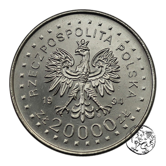 III RP, 20 000 zł, 1994, Powstanie Kościuszkowskie