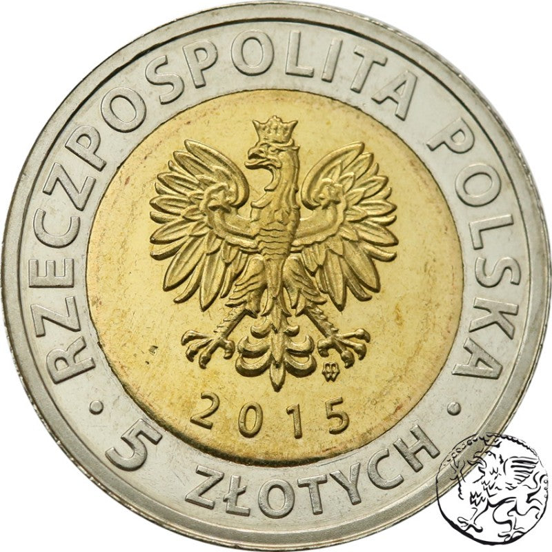 III RP 5 złotych, 2015, Ratusz w Poznaniu