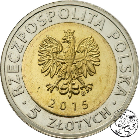 III RP 5 złotych, 2015, Ratusz w Poznaniu