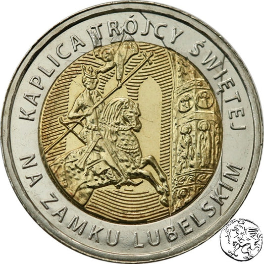III RP, 5 złotych, 2017, Kaplica Trójcy Świętej na Zamku Lubelskim