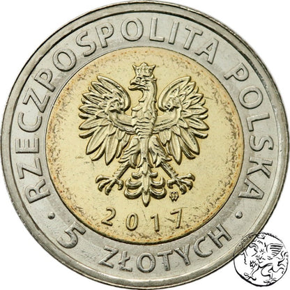 III RP, 5 złotych, 2017, Kaplica Trójcy Świętej na Zamku Lubelskim