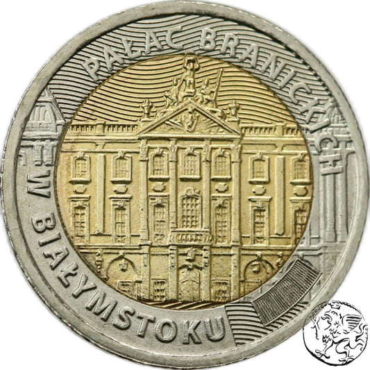 III RP, 5 złotych, 2020, Odkryj Polskę – Pałac Branickich w Białymstoku
