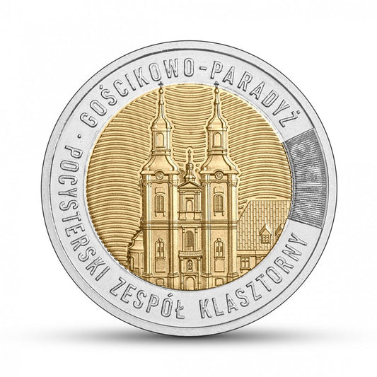 III RP, 5 złotych, 2023, Odkryj Polskę – Gościkowo-Paradyż – pocysterski zespół klasztorny