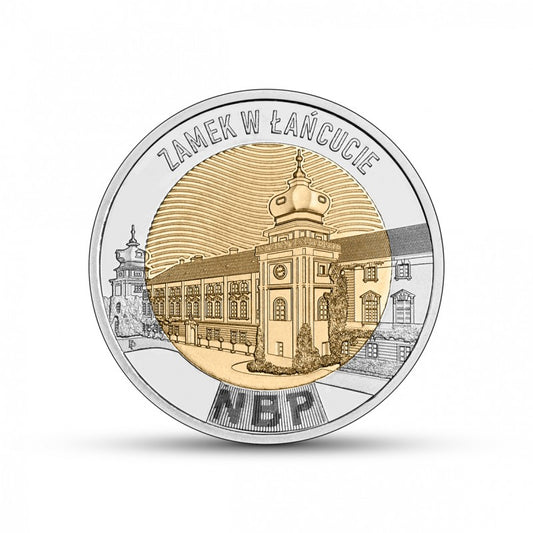 III RP, 5 złotych, 2024, Odkryj Polskę – Zamek w Łańcucie