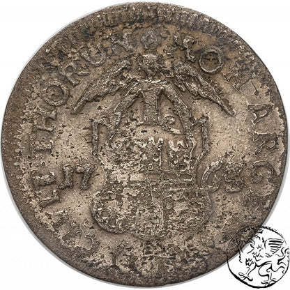 Polska, August III Sas, szóstak, 1763, Toruń