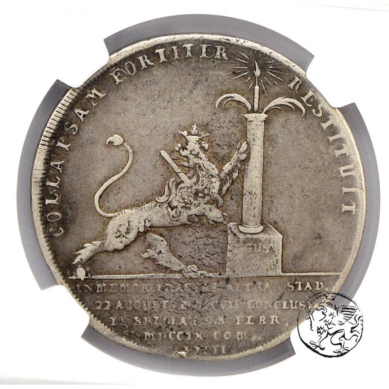 Pomorze, Szczecin, Karol XII, talar, 1709, NGC VF30