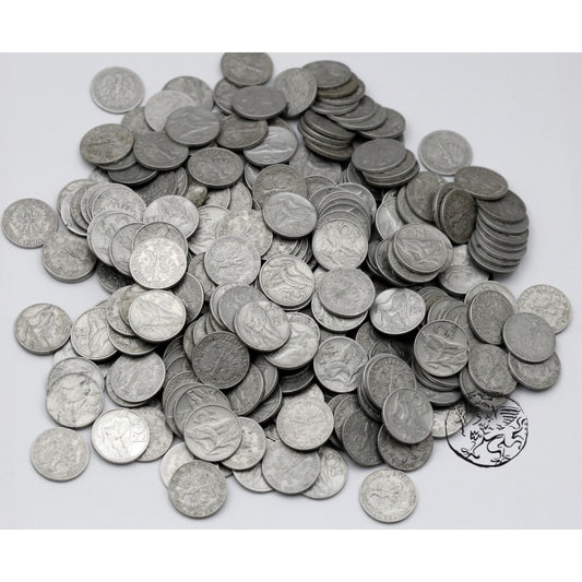 PRL, 5 zł rybak, mix 1958-1974, LOT 10 szt