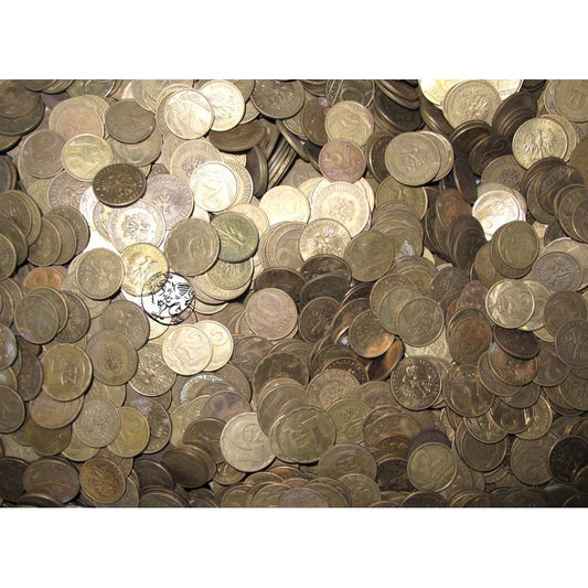 PRL, Monety Mosiężne, 1 kilogram MIX