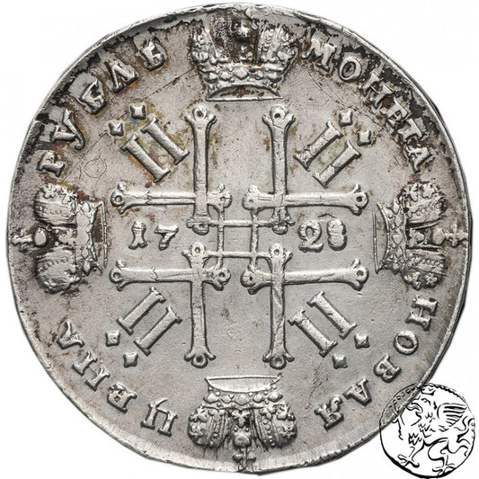 Rosja, rubel, 1728, Piotr II