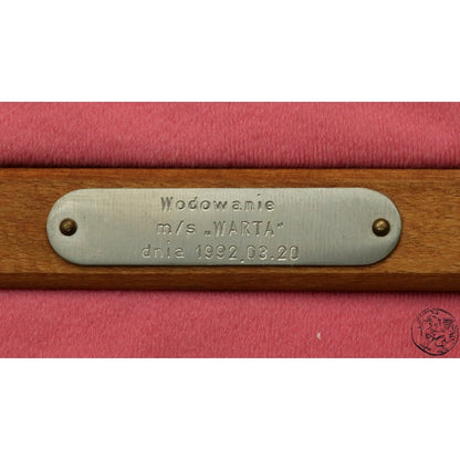 Stocznia Szczecińska, siekierka pamiątkowa, m/s "Warta" 1992